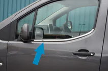 Peugeot Partner/Rifter 2019– Vindueslister (2 stk., rustfrit stål) foto 1