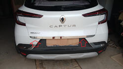 Renault Captur 2019– Bagagerumskantliste (rustfrit stål) foto 1