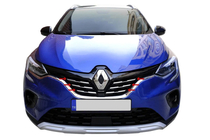 Renault Captur 2019– Grill-lister i rustfrit stål (sæt 6 stk.) foto 3