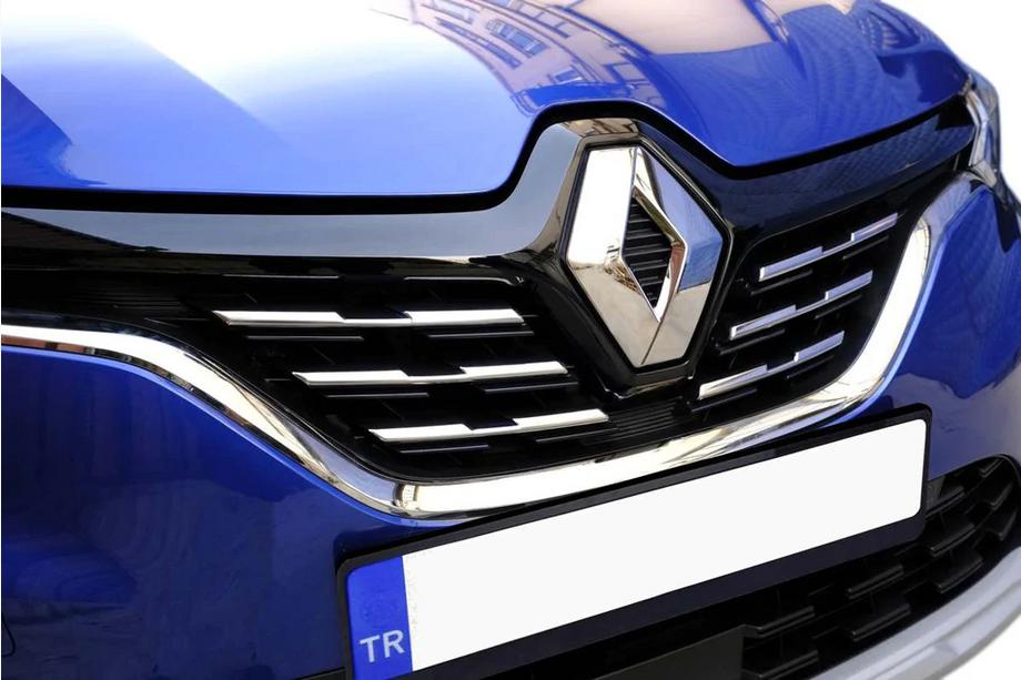 Renault Captur 2019– Grill-lister i rustfrit stål (sæt 6 stk.) Image
