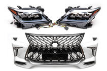 Lexus LX570/450d 2008–2022 Mini-facelift ombygningssæt fra model 2008-2015 til TRD Sport (kofanger, forlygter) foto 4
