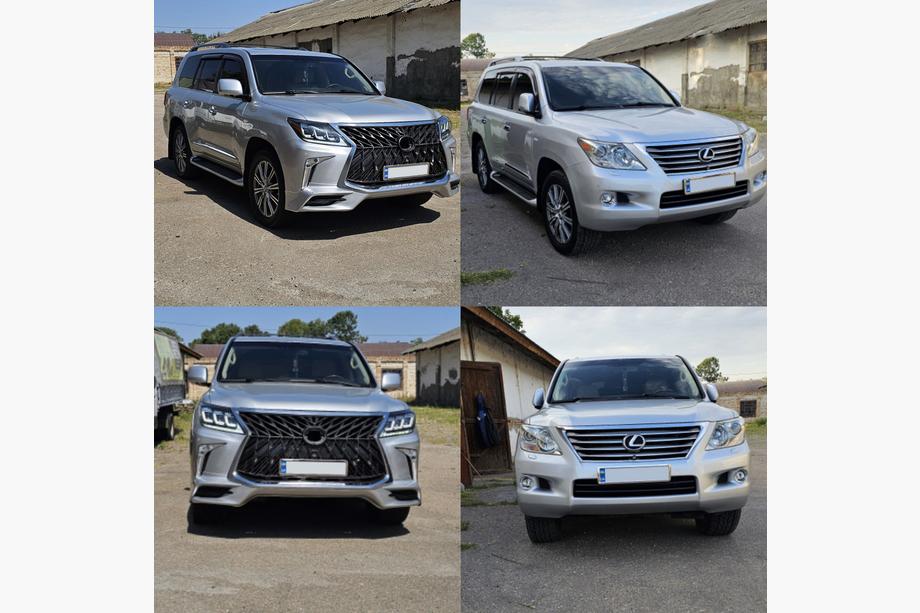 Lexus LX570/450d 2008–2022 Mini-facelift ombygningssæt fra model 2008-2015 til TRD Sport (kofanger, forlygter) Image