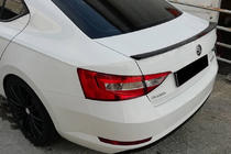 Skoda Superb 2015–2024 Lipspoiler (Omsa, sort) foto 1