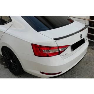Lipspoiler (Omsa, sort) Skoda Superb 2015–2024