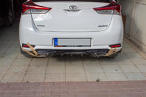 Toyota Auris 2012–2018 Bagkofanger-diffuser (2016-2018, klar til lakering) foto 1