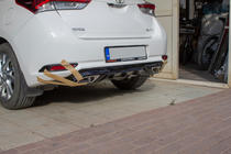 Toyota Auris 2012–2018 Bagkofanger-diffuser (2016-2018, klar til lakering) foto 5