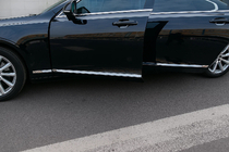 Volvo S90/V90 2016– Krom dørlistesæt (til V90, rustfrit stål) foto 3