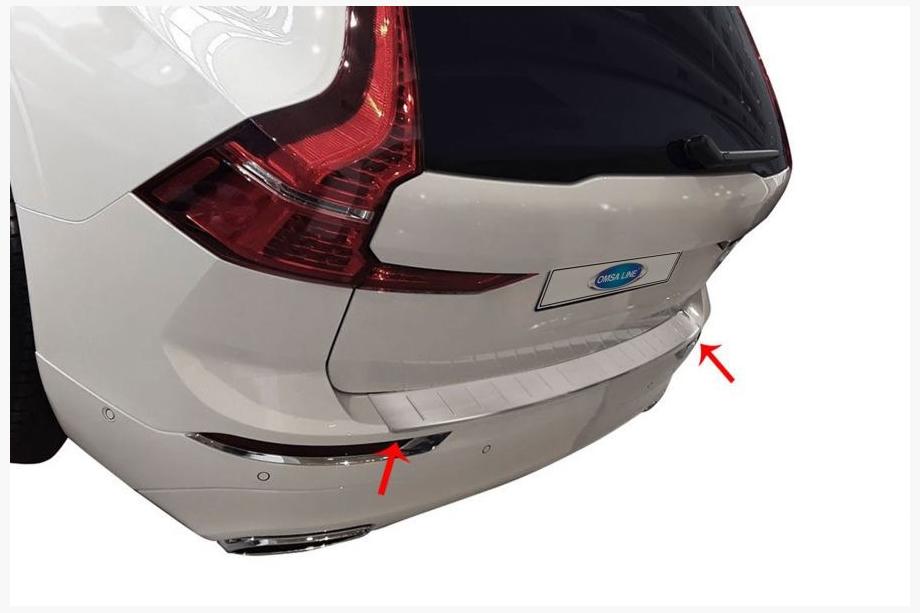 Volvo XC60 2017– Bagkofangerbeskytter (rustfrit stål) Image