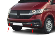 Volkswagen T6 2015–2024 Kromliste til kofangergrill 2019+ (4 stk., rustfrit stål) foto 1