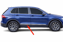 Volkswagen Tiguan 2016–2023 OmsaLine dørlister til AllSpace (sæt 4 stk., rustfrit stål) foto 1