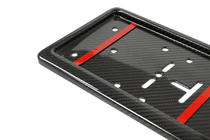 Nummerpladeramme i carbon (1 stk.) foto 3