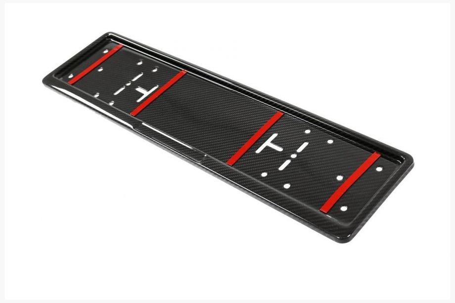 Nummerpladeramme i carbon (1 stk.) Image