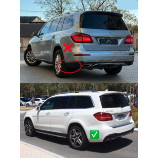 AMG V1 bodykit-sæt med bagdiffuser (GLS63) foto 2
