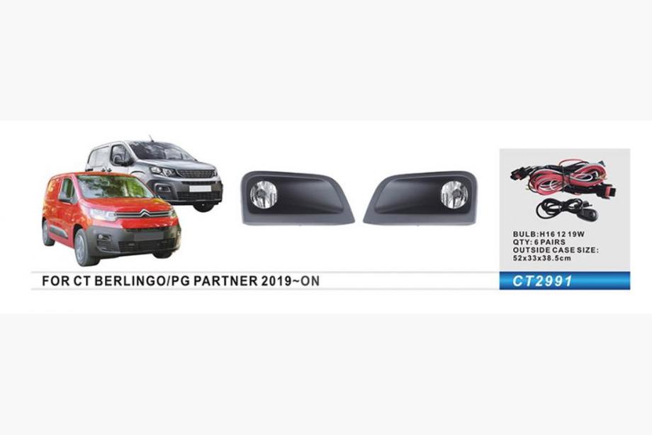 Peugeot Partner/Rifter 2019– Tågelygtesæt Image