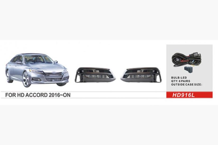 Honda Accord X 2017–2022 Tågelygter EU-type (2017-2020, LED) Image