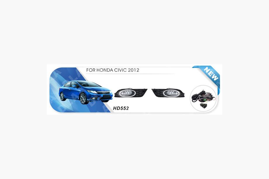 Honda Civic Sedan IX 2011–2016 Tågelygter 2011-2013 (halogen) Image