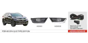 Honda CRV 2017–2022 Tågelygter 2017-2019 US-type (halogen) foto 1
