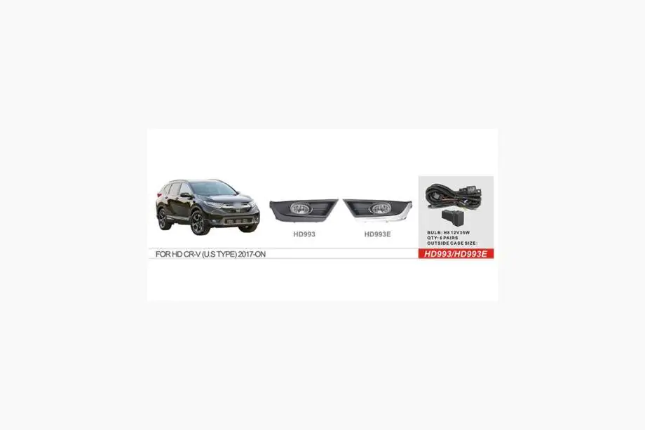 Honda CRV 2017–2022 Tågelygter 2017-2019 US-type (halogen) Image