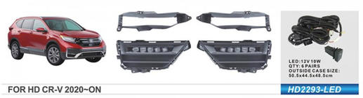 Honda CRV 2017–2022 Tågelygter 2019-2022 US-type (LED V2) foto 1