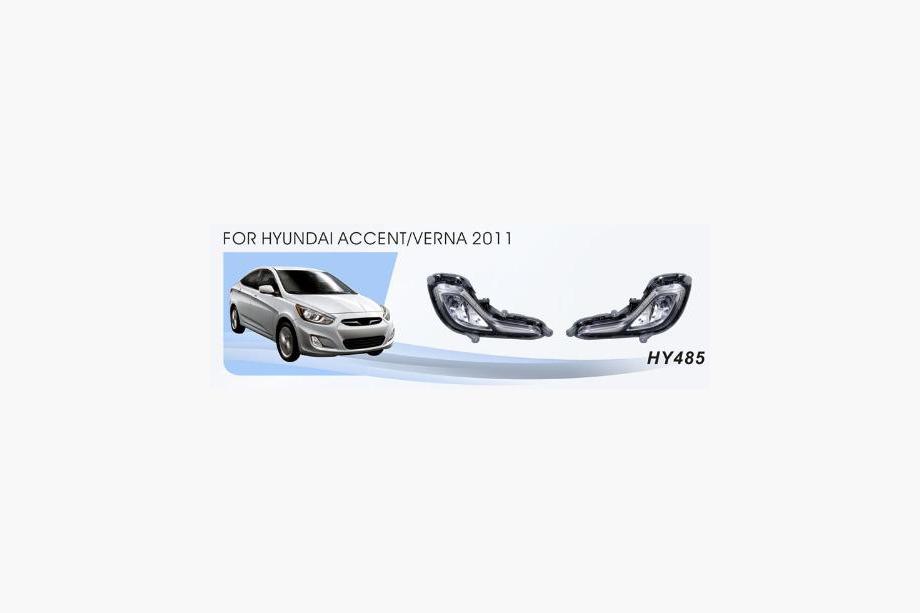 Hyundai Accent 2011–2017 Tågelygter (halogen) Image