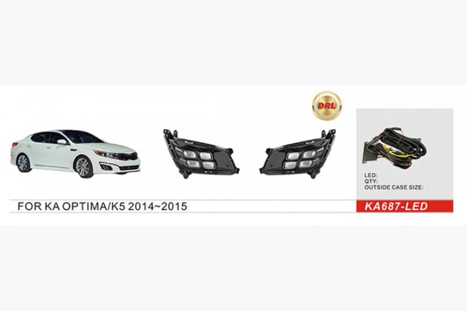 Kia Optima 2010–2016 Tågelygter 2013-2015 (halogen) Image