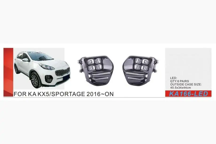 Kia Sportage 2015–2021 Tågelygter 2015-2018 (halogen) Image
