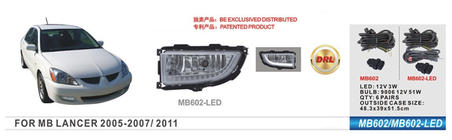 Mitsubishi Lancer 9 2004–2008 Tågelygter (2 stk., LED) foto 1