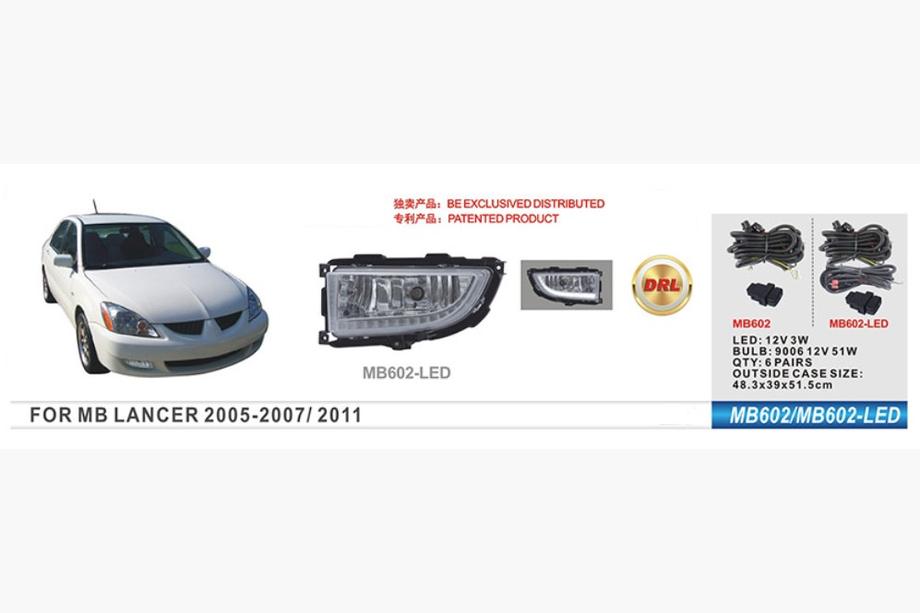 Mitsubishi Lancer 9 2004–2008 Tågelygter (2 stk., LED) Image