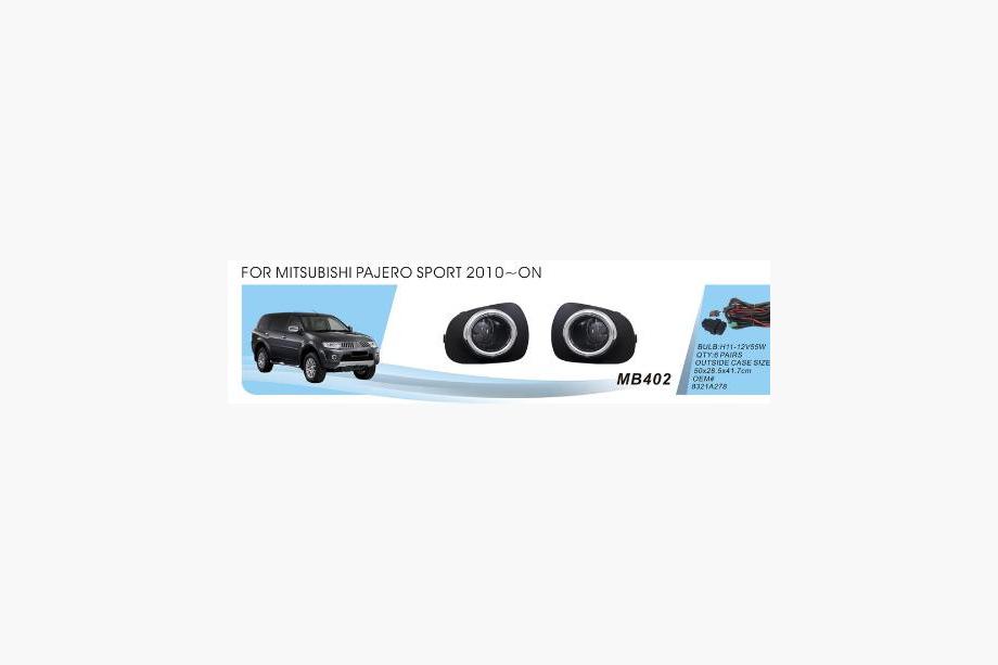 Mitsubishi Pajero Sport 2008–2015 Tågelygtesæt (2 stk., halogen) Image