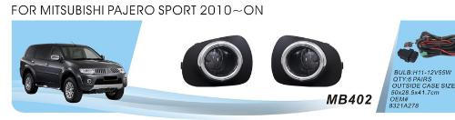 Mitsubishi L200 2006–2015 Tågelygter 2011-2015 (2 stk., halogen) foto 1