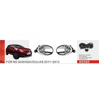 Tågelygter (2 stk., halogen) Nissan Qashqai 2010–2014