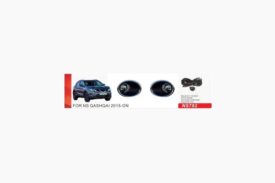 Nissan Qashqai 2014–2021 Tågelygter 2014-2016 (komplet sæt) Image