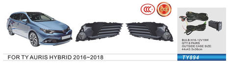 Toyota Auris 2012–2018 Tågelygter Hibryd 2015-2018 (sæt med 2, halogen) foto 1