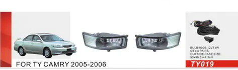 Toyota Camry 2001–2006 Tågelygter (2 stk., halogen) foto 1