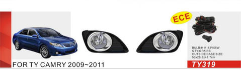 Toyota Camry 2006–2011 Tågelygtesæt 2009-2011 (2 stk., halogen) foto 1