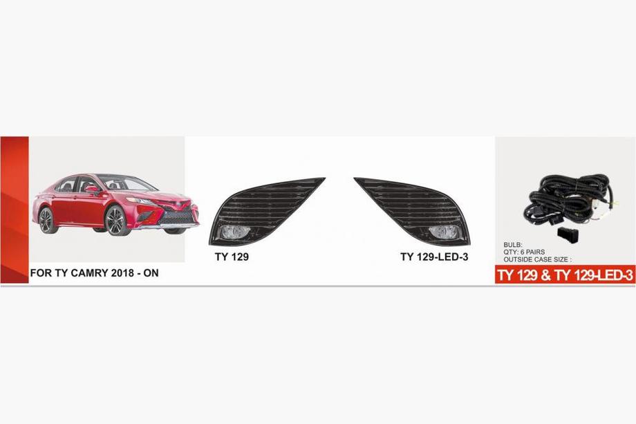 Toyota Camry 2017–2023 Tågelygter i US-type (2 stk., LED) Image