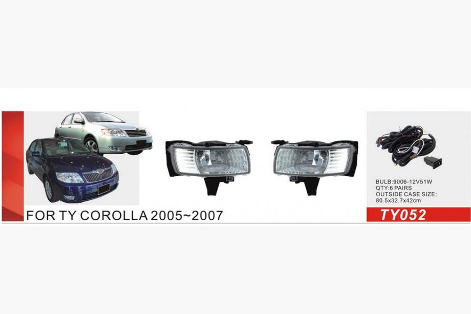 Toyota Corolla 2002–2007 Tågelygter 2004-2007 (sæt 2 stk., halogen) Image