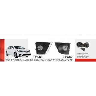 Tågelygtesæt 2013-2016 (2 stk., halogen) Toyota Corolla 2013–2019 foto 2