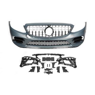 Forreste kofanger komplet (AMG Line 2018-2021) Mercedes C-klasse W205 2014–2021 foto 2