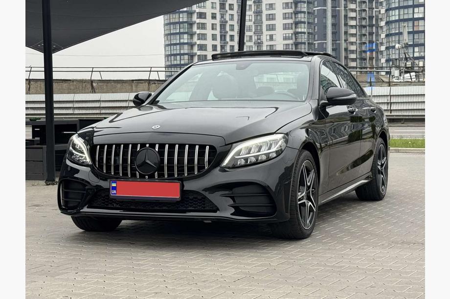 Mercedes C-klasse W205 2014–2021 Forreste kofanger komplet (AMG Line 2018-2021) Foto 1