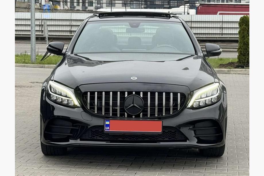 Mercedes C-klasse W205 2014–2021 Forreste kofanger komplet (AMG Line 2018-2021) Foto 3