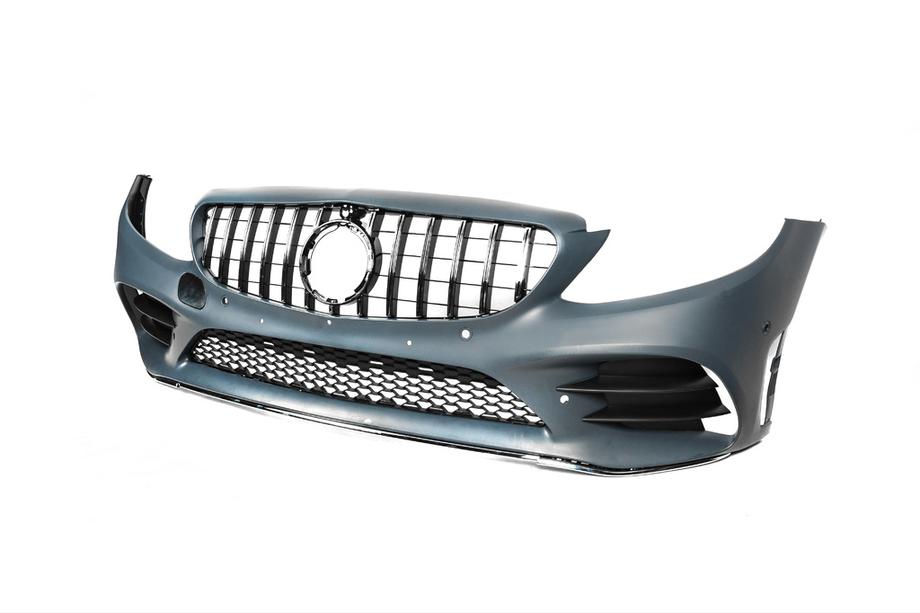 Mercedes C-klasse W205 2014–2021 Forreste kofanger komplet (AMG Line 2018-2021) Foto 8
