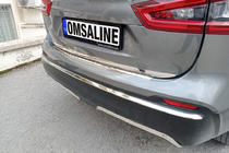 Nissan Qashqai 2014–2021 Kofangerkantliste i rustfrit stål foto 4