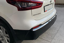 Nissan Qashqai 2014–2021 Kofangerkantliste i rustfrit stål foto 1