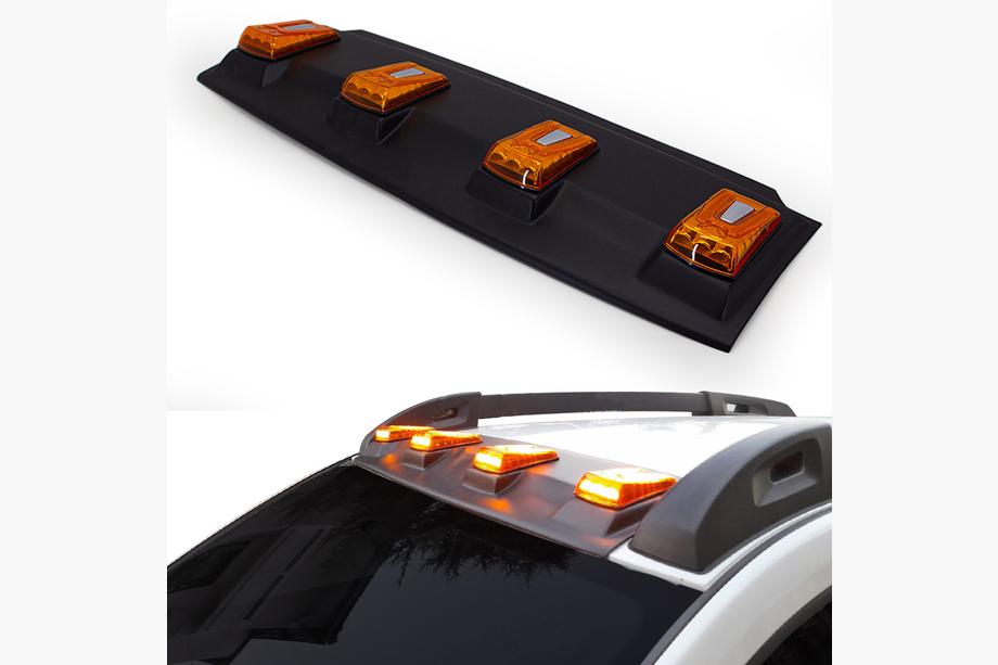 Dacia Duster 2018–2024 Solskærm til forrude V2 (LED) Image