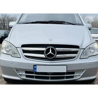 Grillkant-lister i rustfrit stål 2010-2015 Mercedes Vito W639 2004–2014 foto 1