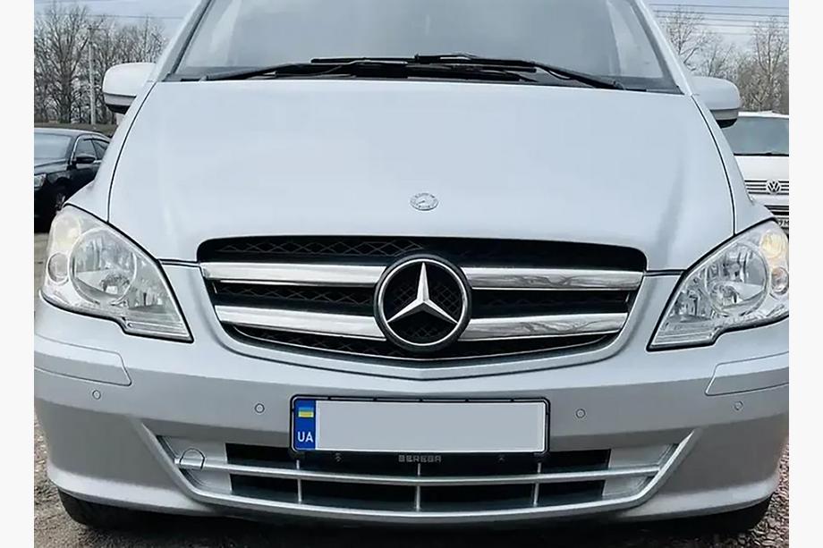 Mercedes Vito W639 2004–2014 Grillkant-lister i rustfrit stål 2010-2015 Image