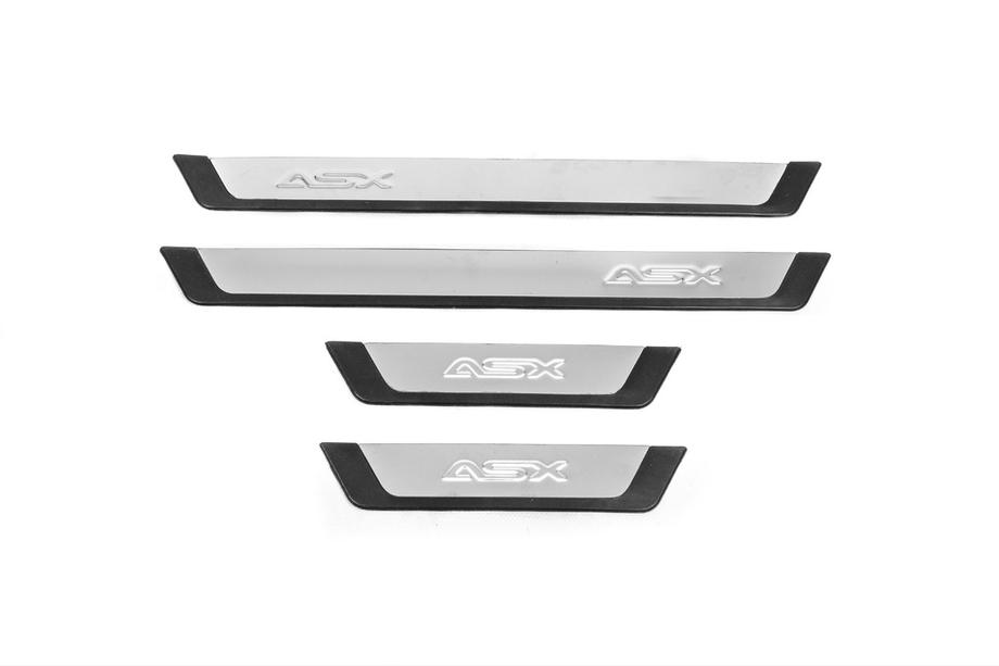 Mitsubishi ASX 2010–2023 Flexill dørtrinslister (4 stk., rustfrit stål) Image