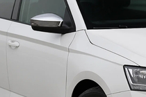 Skoda Rapid 2012–2019 Spejldæksler i rustfrit stål med udskæring til blinklys (2 stk.) foto 1