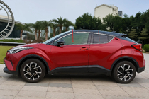 Toyota C-HR 2016–2023 OmsaLine vindueslister (4 stk., rustfrit stål) foto 3